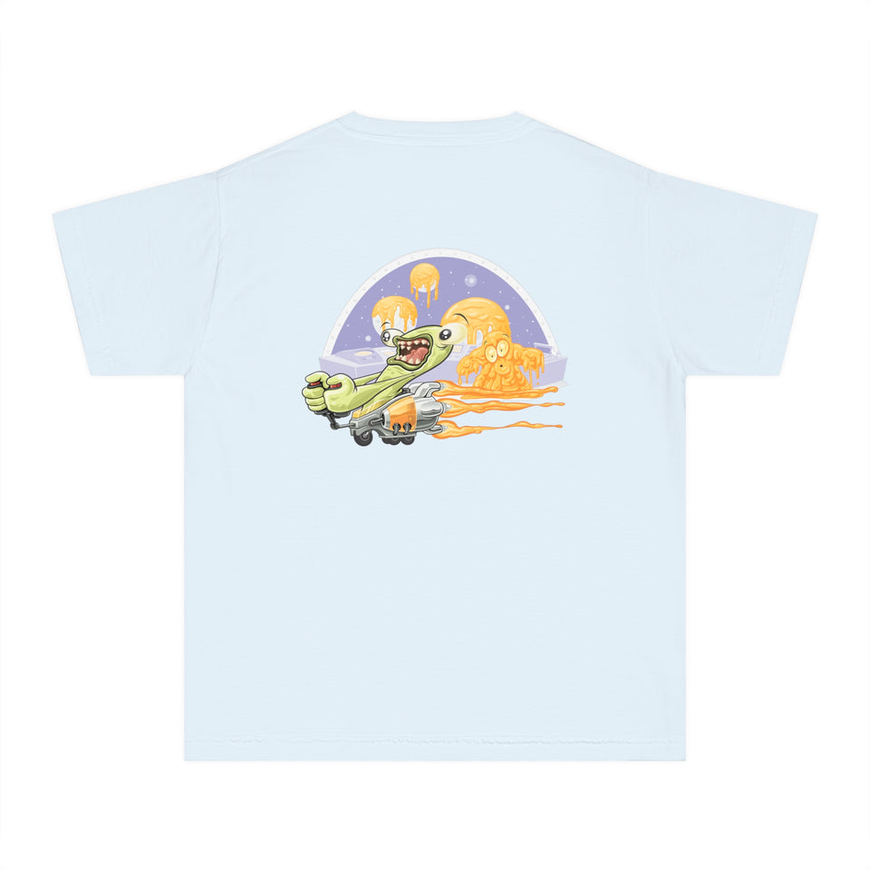 Youth Midweight Tee - Fun Dinosaur Graphic Tee for Kids