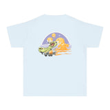 Youth Midweight Tee - Fun Dinosaur Graphic Tee for Kids