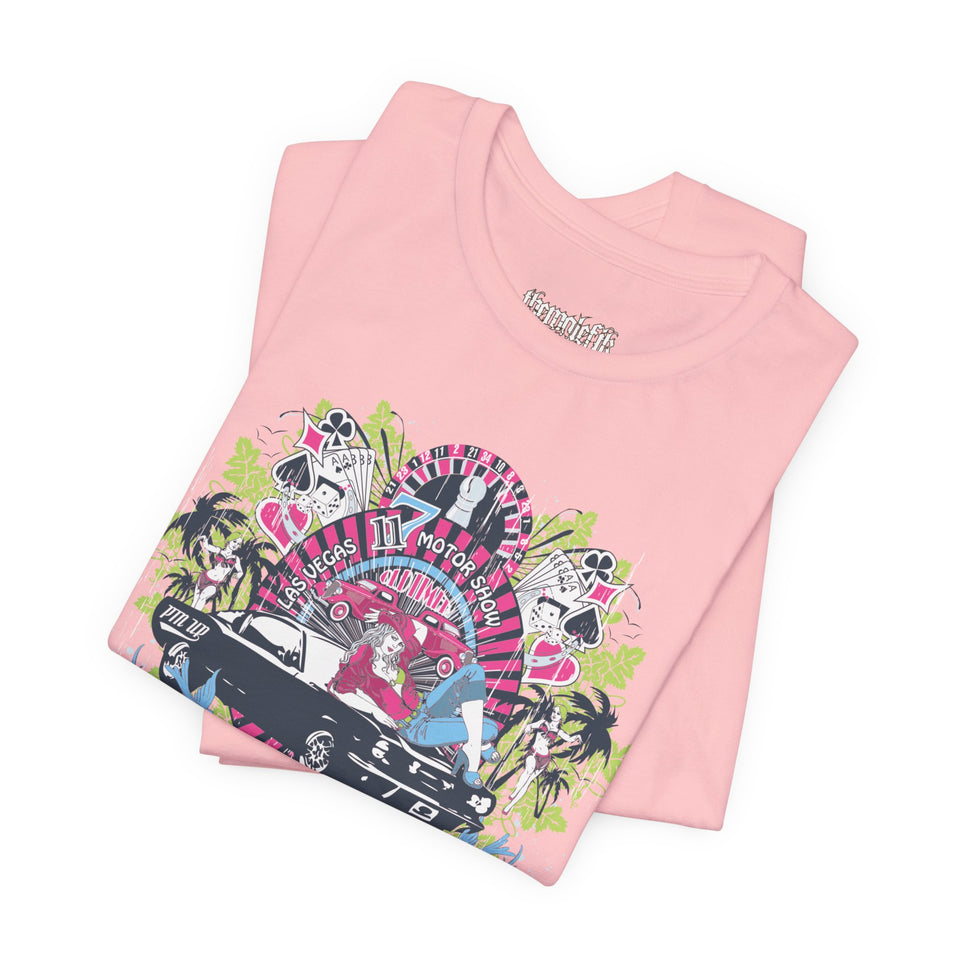 Retro Vibes Unisex Jersey Tee - Beach Cruiser Graphic