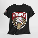 Unisex Heavy Cotton Tee - Eagle Baseball Graphic Design Shirt