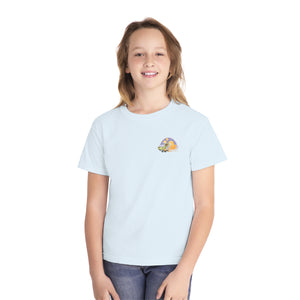 Youth Midweight Tee - Fun Dinosaur Graphic Tee for Kids