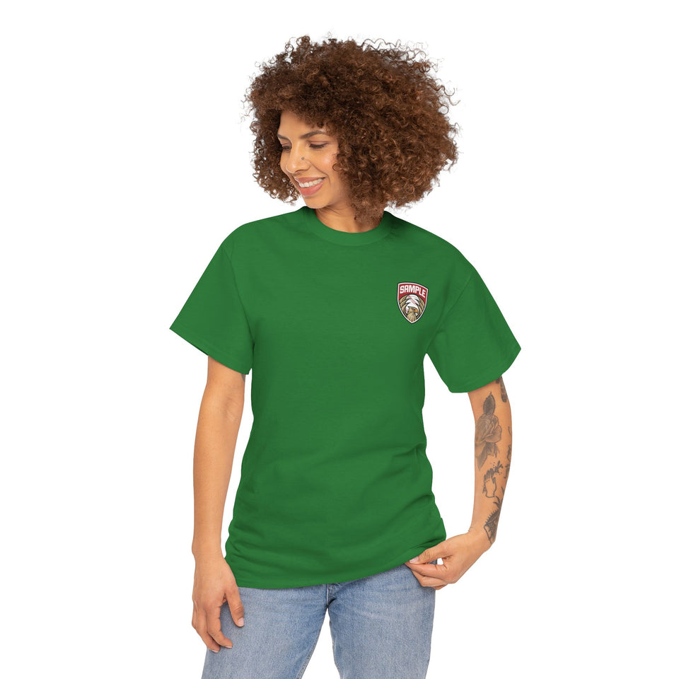Unisex Heavy Cotton Tee - Eagle Baseball Graphic T-Shirt