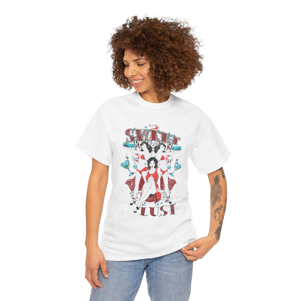 Vintage-Inspired Sweet Lust Unisex Heavy Cotton Tee